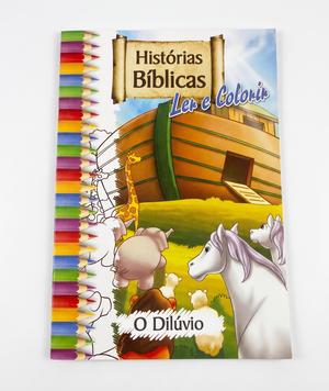 REVISTA LER E COLORIR HISTORIAS BIBLICAS REDEEL