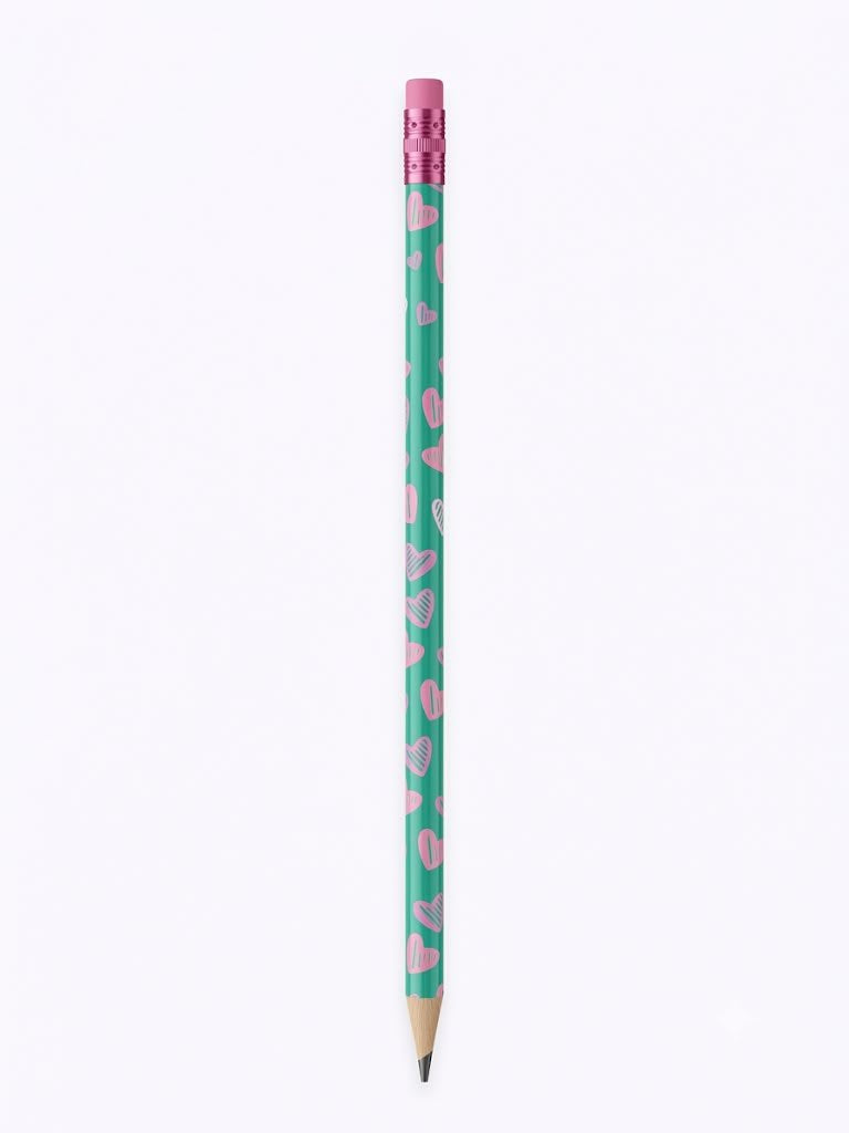 LAPIS GRAFITE REDONDO RESINA COM BORRACHA LOVE LO1202 SKYPAPER