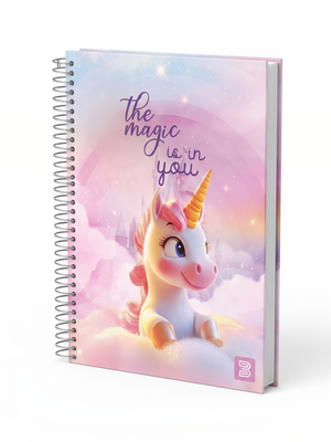 CADERNO 12M 8194 ENCANTO UNICÓRNIOS 192 FLS TILIBRA