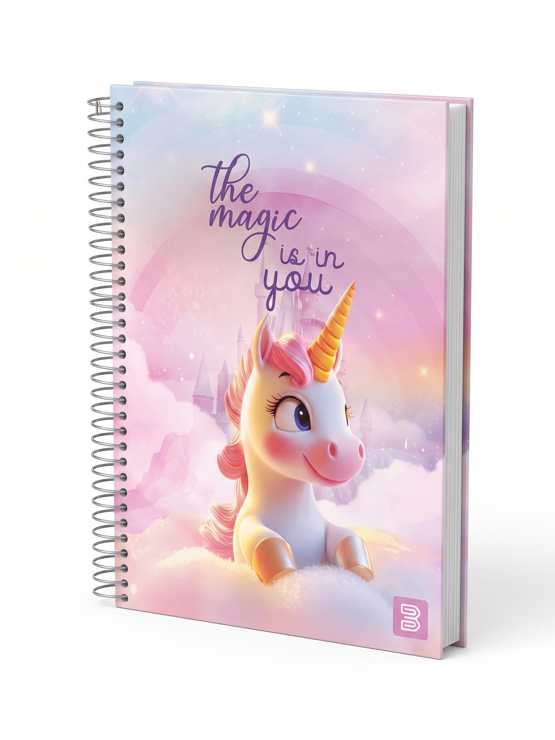 CADERNO 12M 8194 ENCANTO UNICÓRNIOS 192 FLS TILIBRA