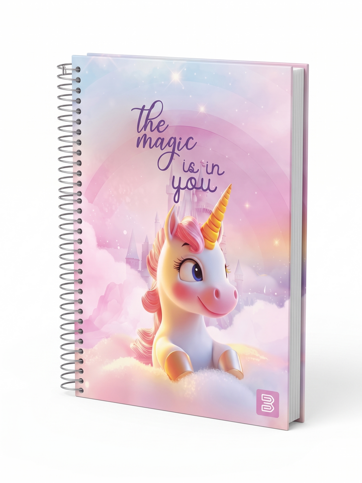CADERNO 12M 8194 ENCANTO UNICÓRNIOS 192 FLS TILIBRA