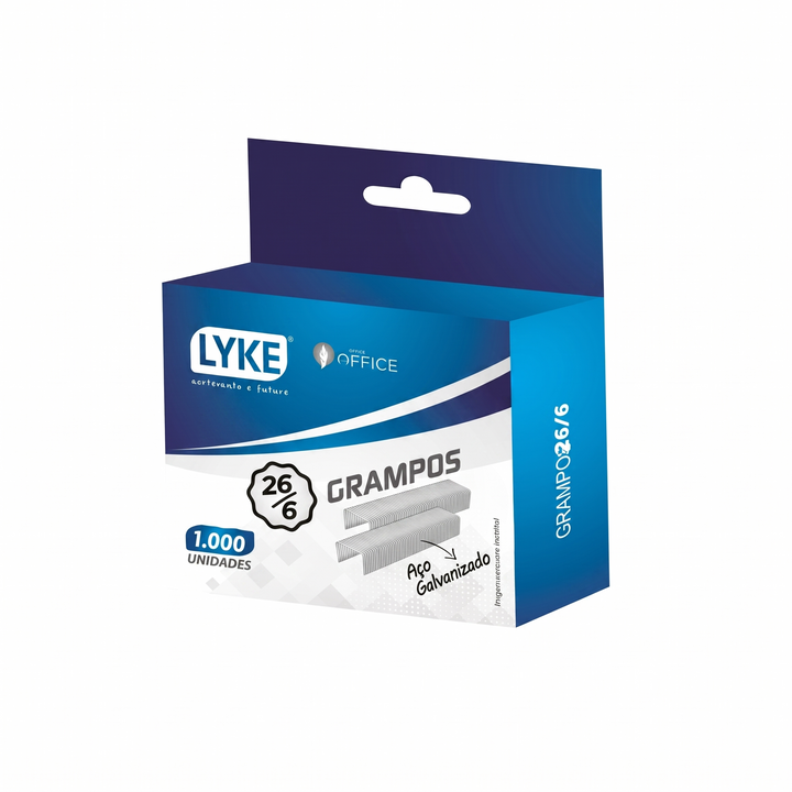 GRAMPOS 26/6 GALVANIZADOS 1000 UND LYKE
