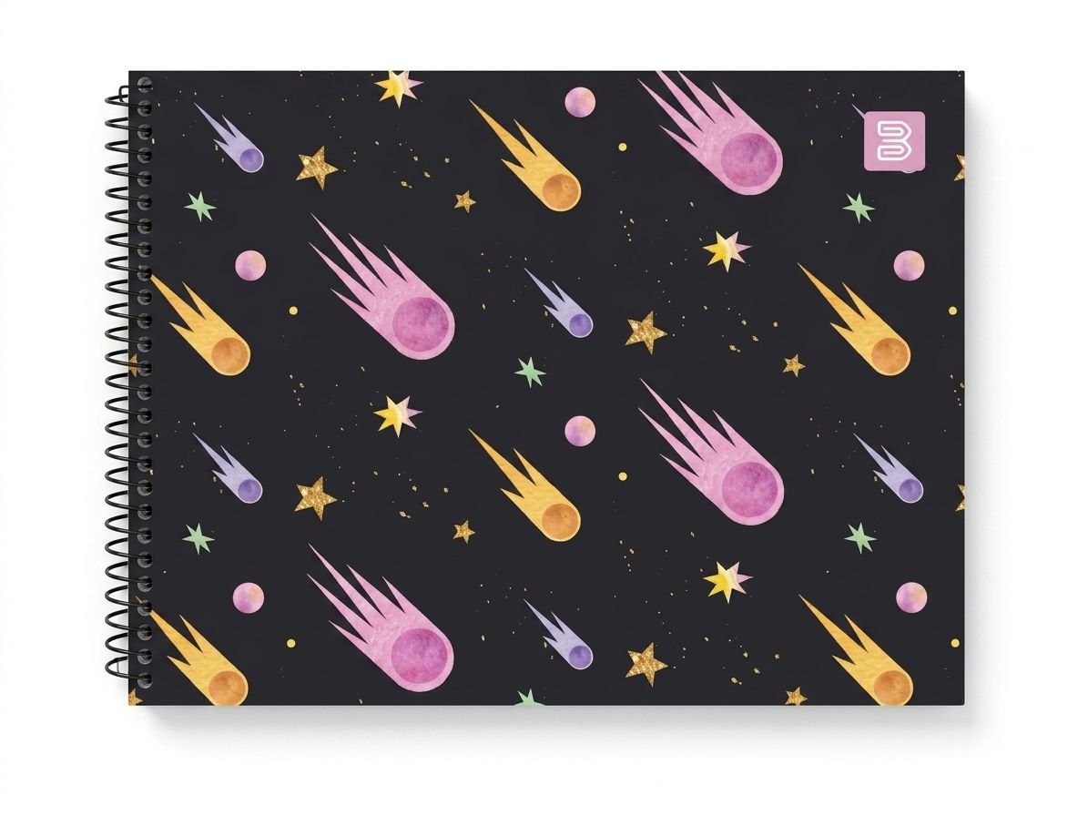 CADERNO DESENHO ESPIRAL 2555 FOFOLITS 96 FLS BETINHO
