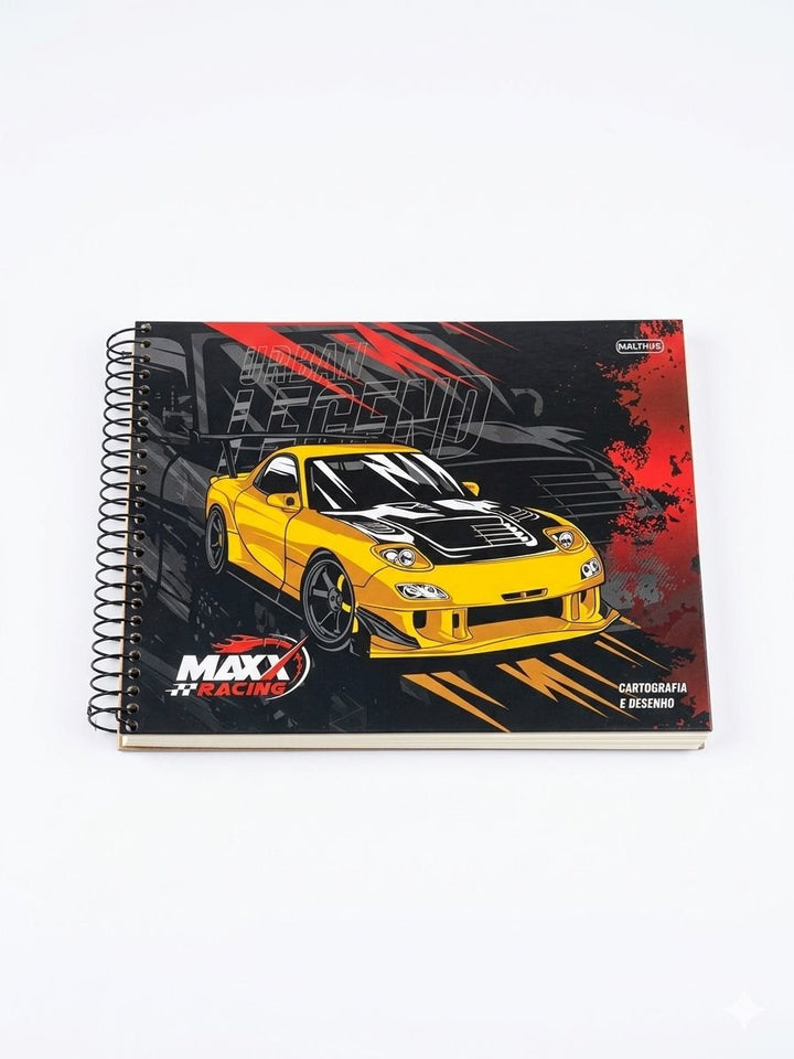 CADERNO DESENHO MAXX RACING MALTHUS 96 FLS
