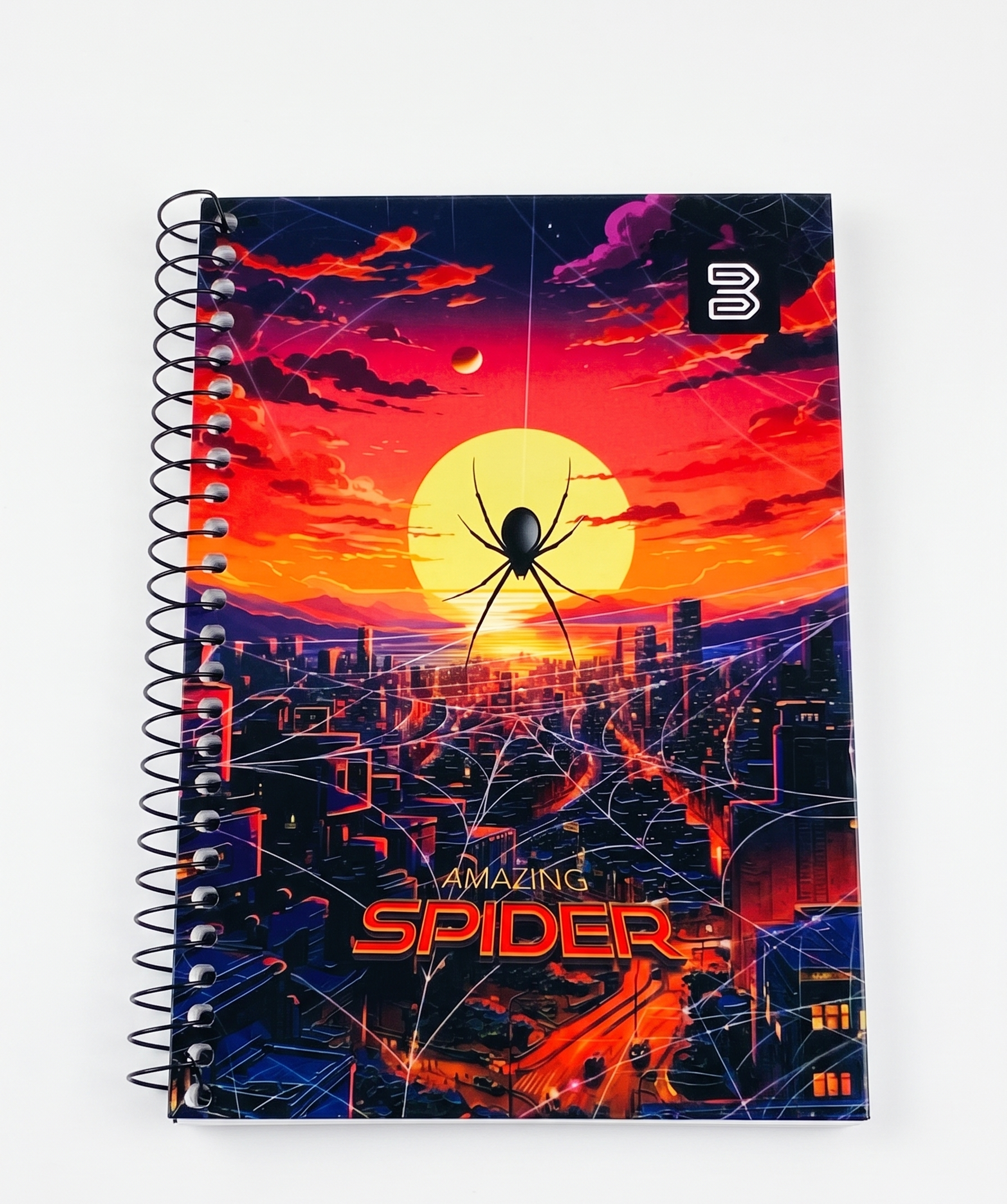 CADERNO 10M 2801 AMAZING SPIDER 160 FLS JANDAIA