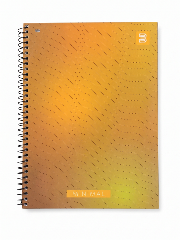CADERNO 1M ESPIRAL MINIMAL 80 FLS JANDAIA