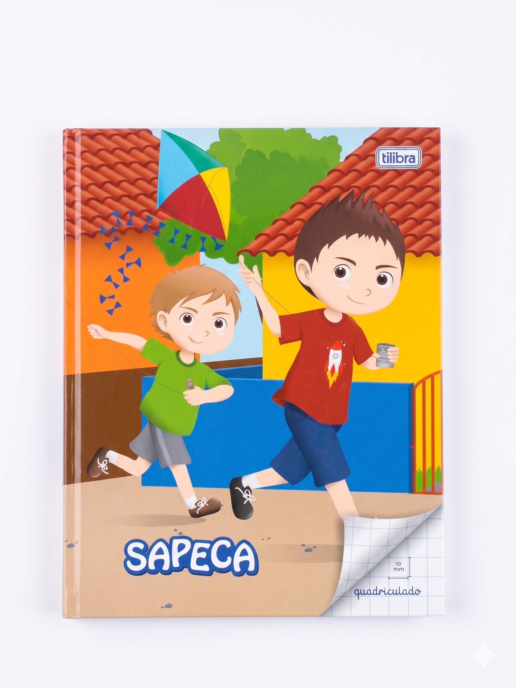 CADERNO QUADRICULADO 10MM SAPECA 40 FLS TILIBRA