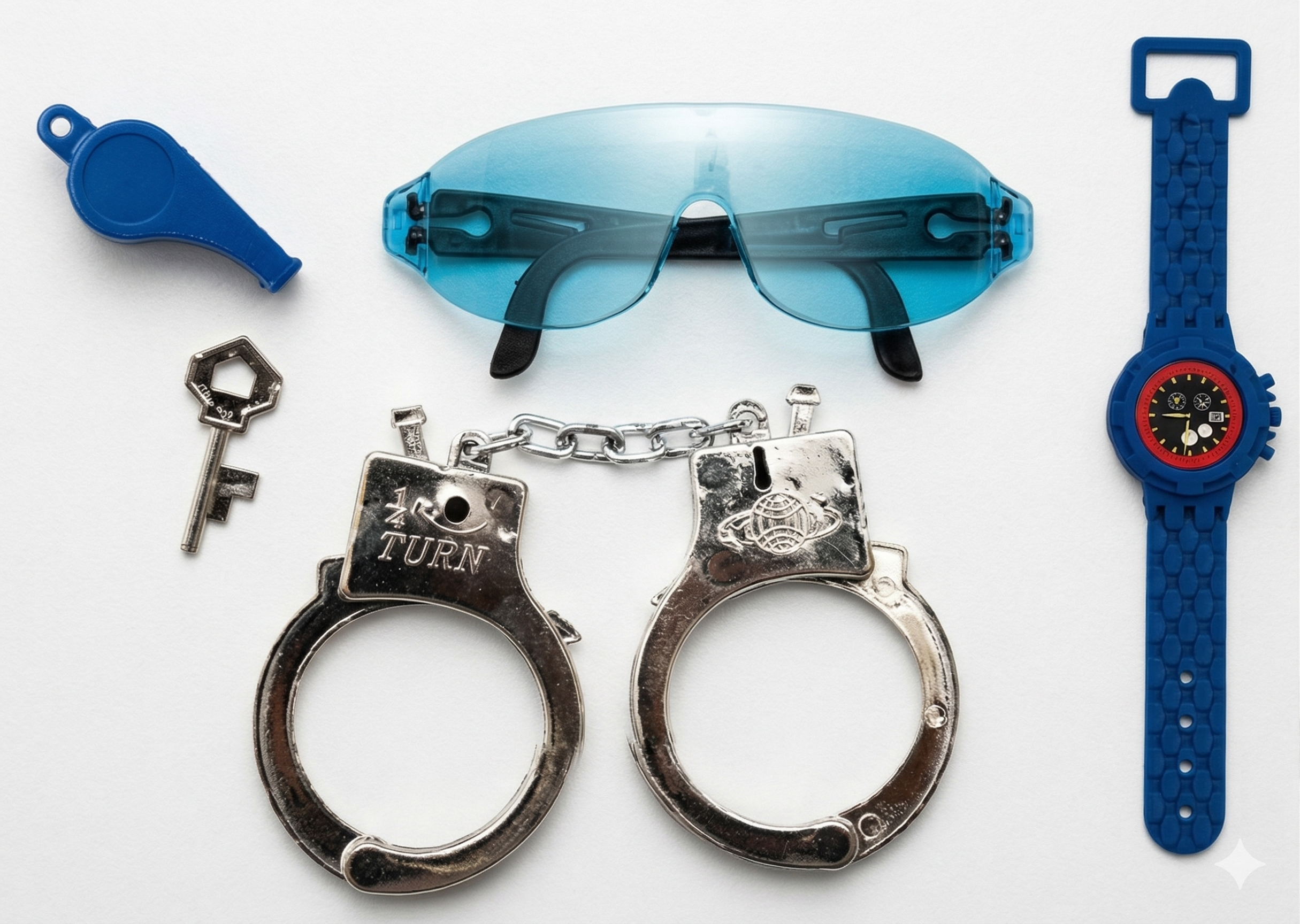 KIT PROFISSAO POLICIAL 6 PEÇAS PICA PAU REF 856
