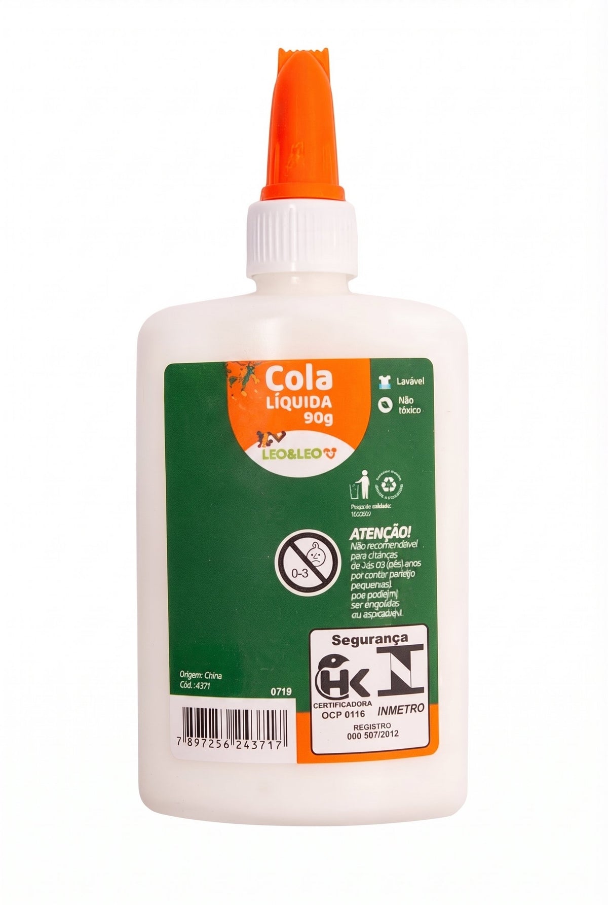 COLA LIQUIDA BRANCA ESCOLAR 90G LEO E LEO