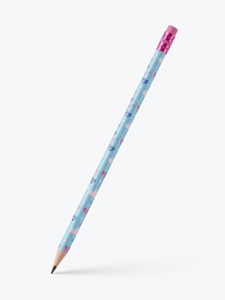 LAPIS GRAFITE REDONDO RESINA COM BORRACHA LOVE LO1202 SKYPAPER