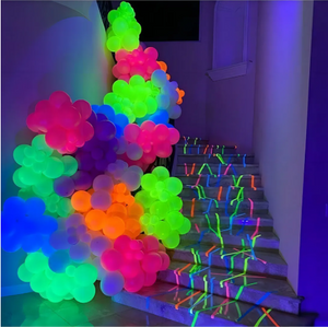 BALÃO REDONDO NEON ART LATEX 25 UND