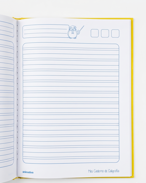 CADERNO CALIGRAFIA BROCHURA ANIMATIVA 48 FLS 