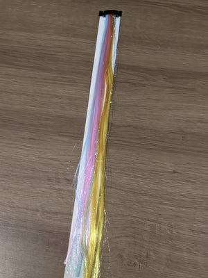 APLIQUE METALIZADO PARA CABELO