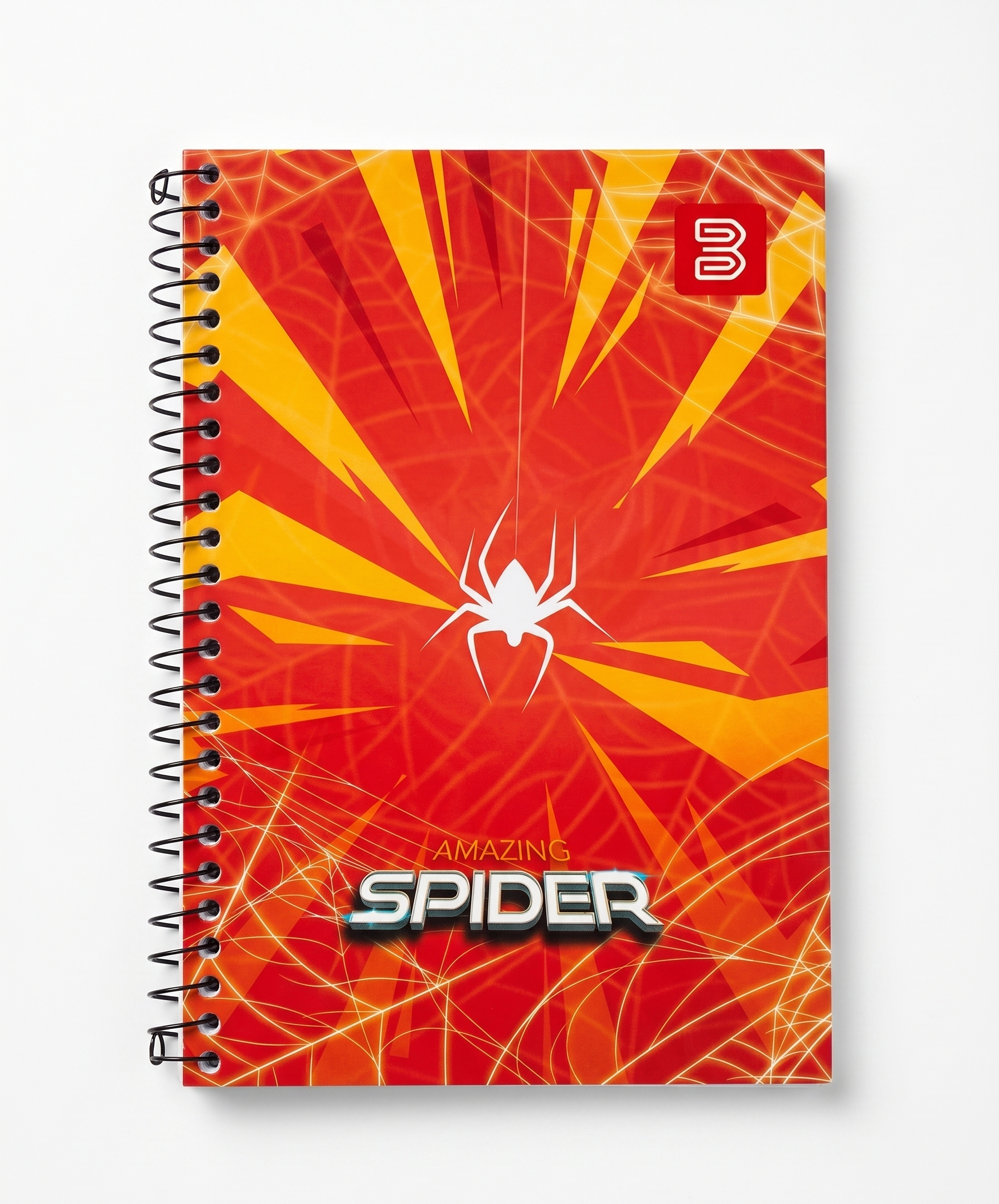 CADERNO ESPIRAL PEQUENO AMAZING SPIDER 96 FLS BETINHO