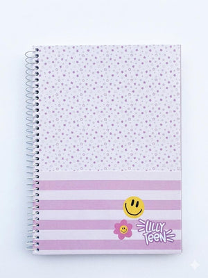 CADERNO UNI ESPIRAL 1 M  LILLY TEEN JANDAIA  96 FLS