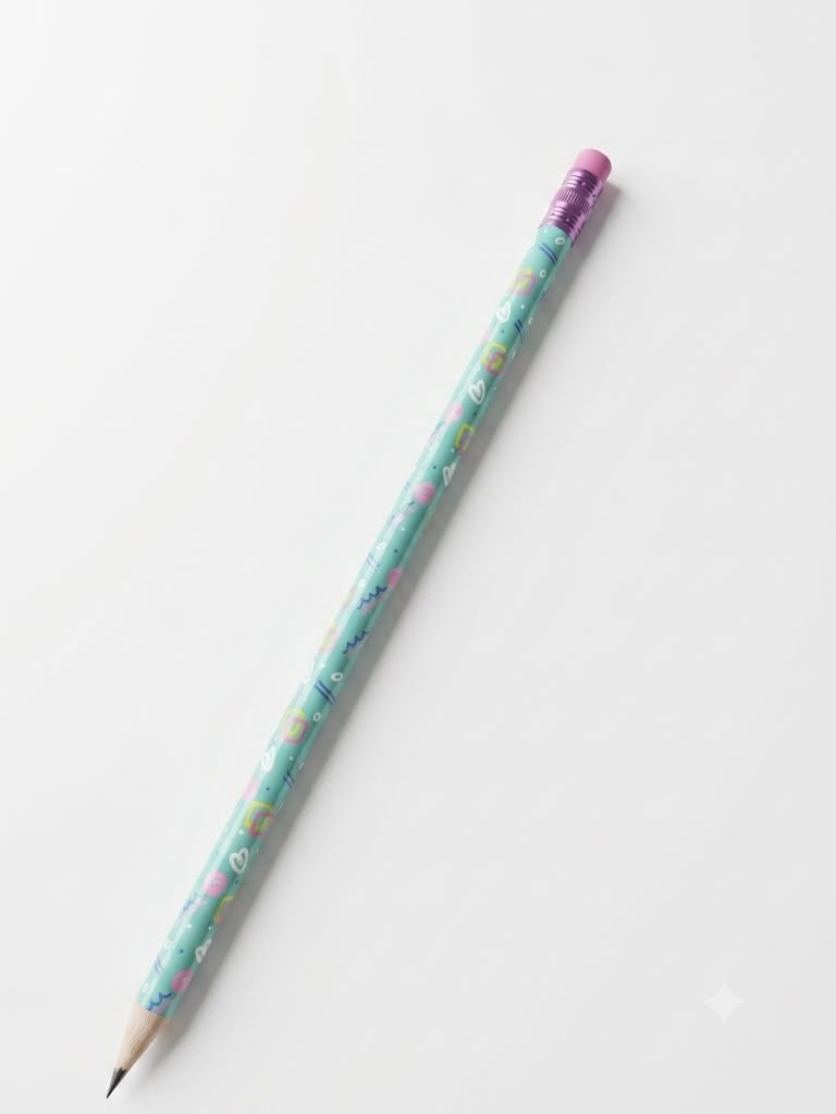 LAPIS GRAFITE REDONDO RESINA COM BORRACHA TEEN SK1208 SKYPAPER