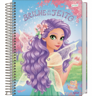 CADERNO 15 MATERIAS CONTO DE FADAS JANDAIA 240 FLS