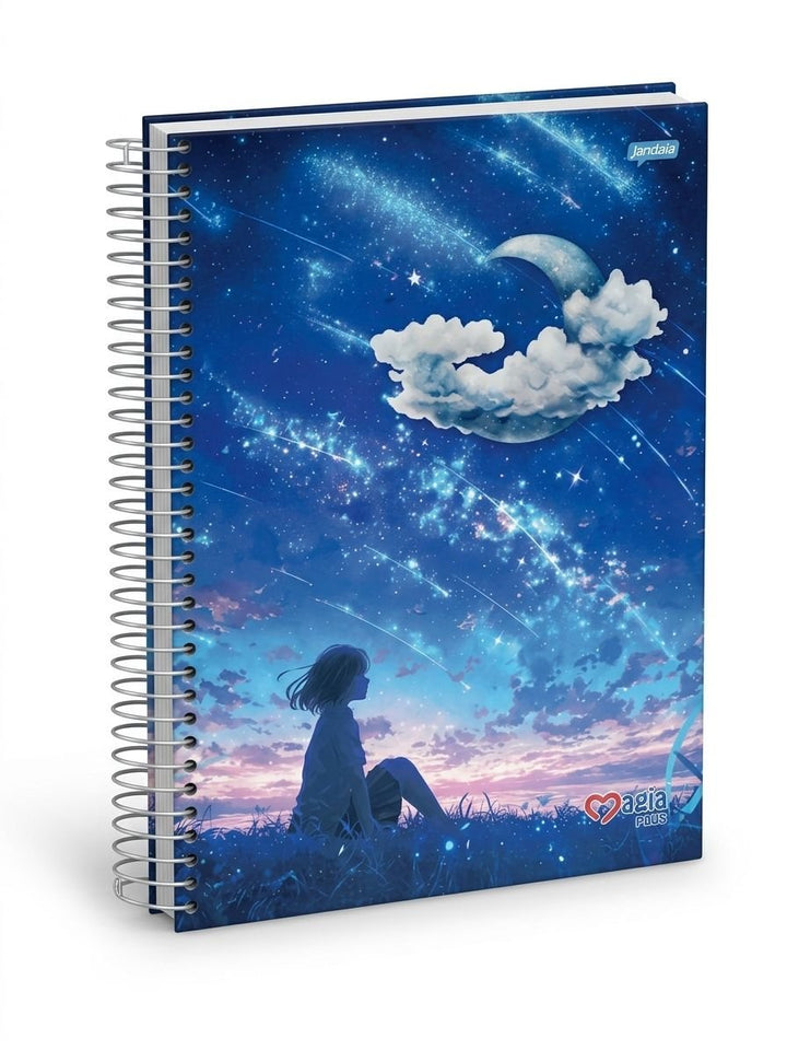 CADERNO 10 M MAGIA FEMININO JANDAIA 192 FLS