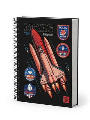 CADERNO 10M MARS ESPEDITION JANDAIA 160 FLS
