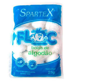 ALGODÃO BOLA FLOCOS 25G SPARTEX