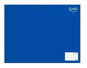 CADERNO MEIA PAUTA BROCHURA 96 FLS CLASS