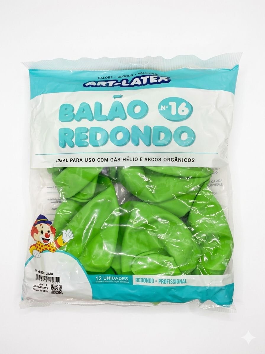 BALÃO REDONDO  N16 ART LATEX 12 UND
