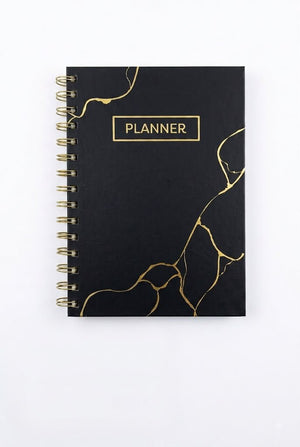 PLANNER DIARIO BLACK GOLD 64 FLS SKYPAPER SK2110