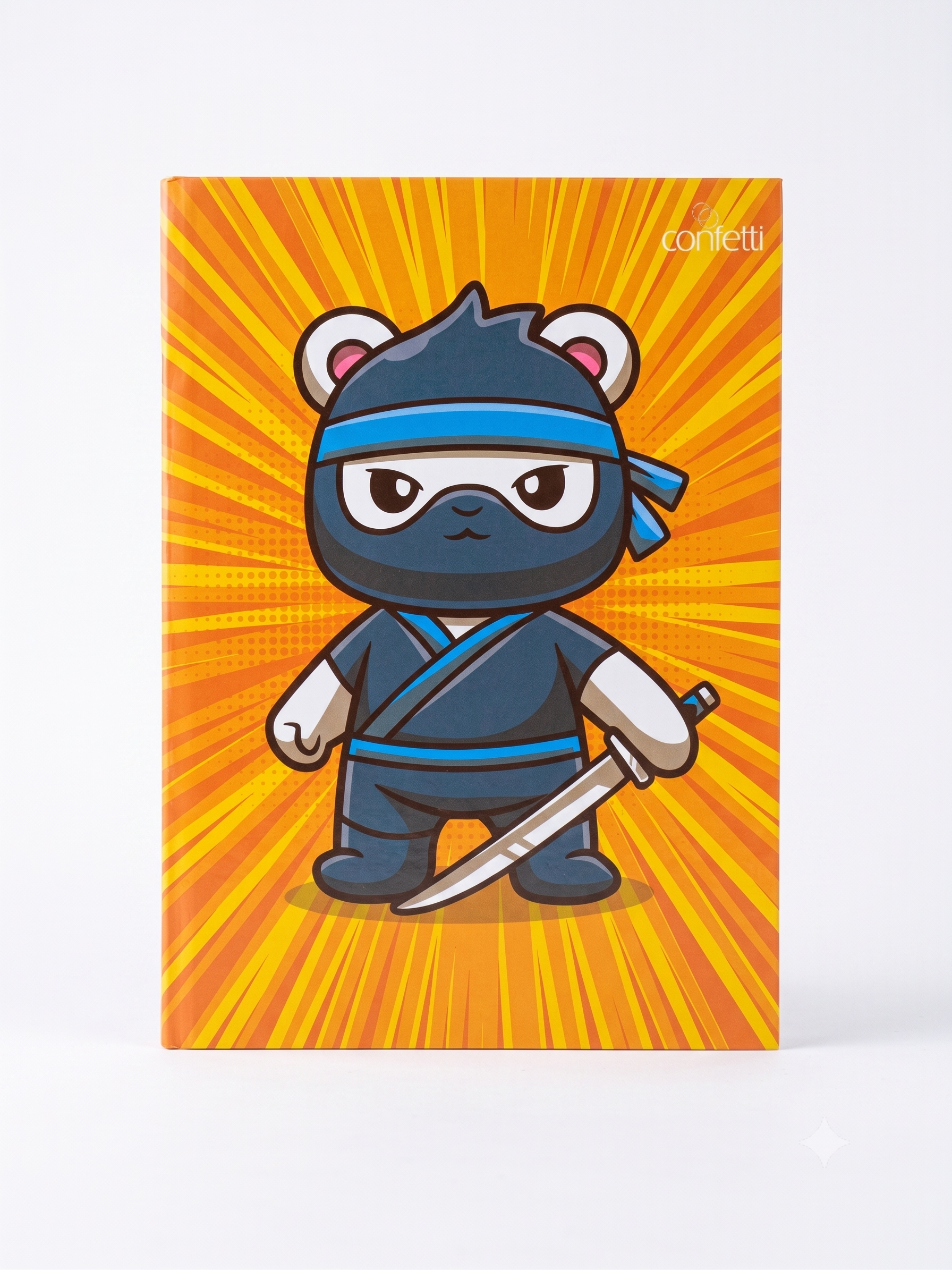 CADERNO BROCHURA HEROIS 80 FLS CONFETTI