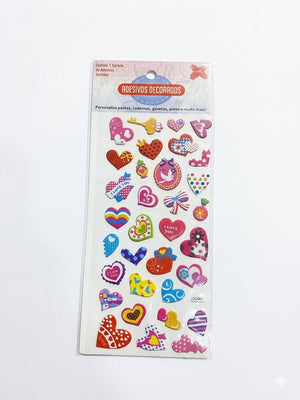 CARTELA ADESIVOS 3D PRINCESA KIDS MAKE MAIS