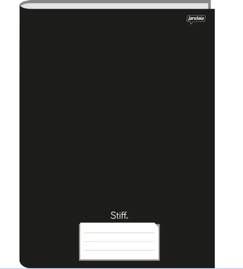 CADERNO BROCHURA PEQUENO STIFF 96 FLS JANDAIA 