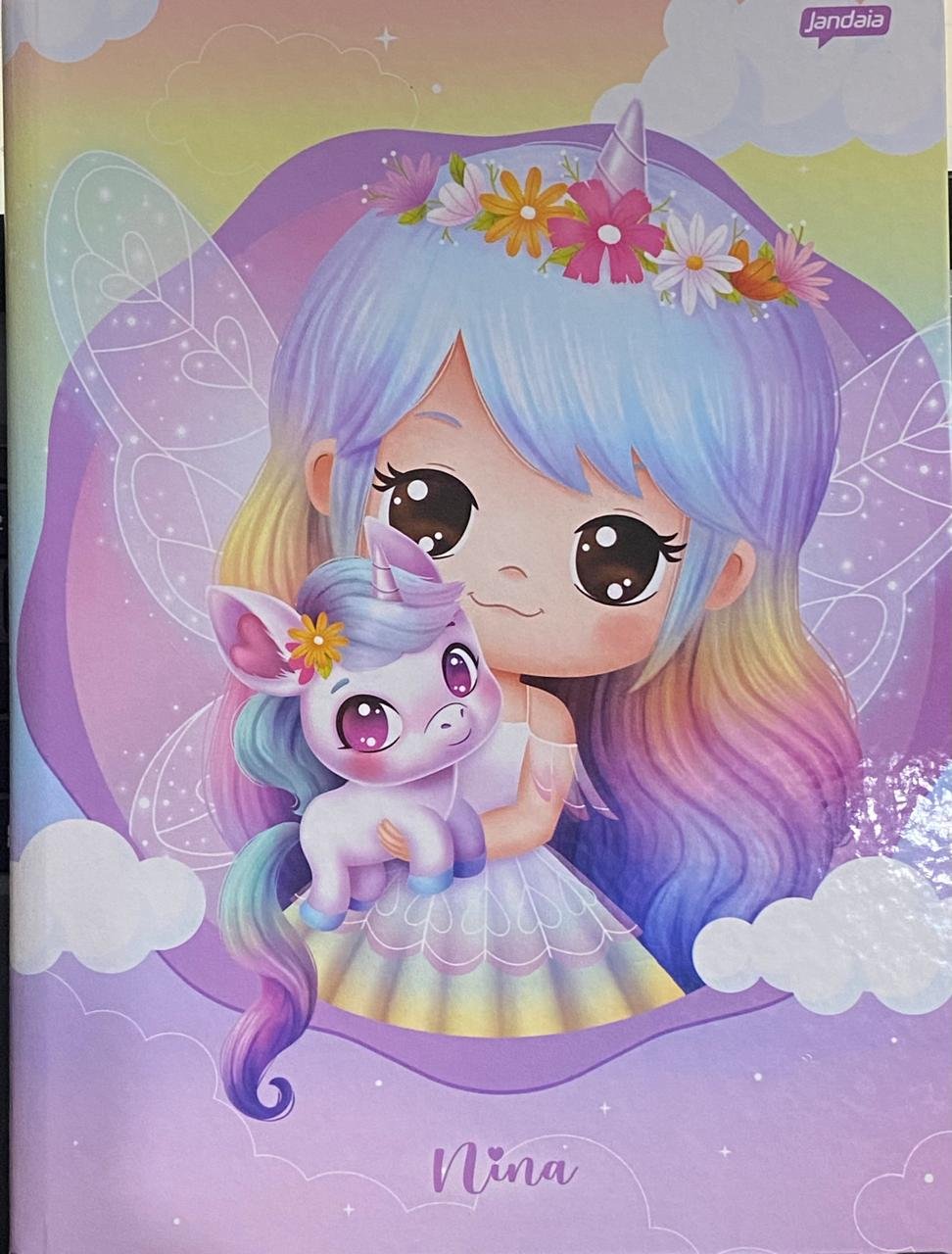 CADERNO BROCHURA GRANDE NINA JANDAIA  80 FLS 