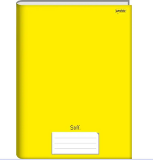 CADERNO BROCHURA GRANDE STIFF CORES 96 FLS JANDAIA