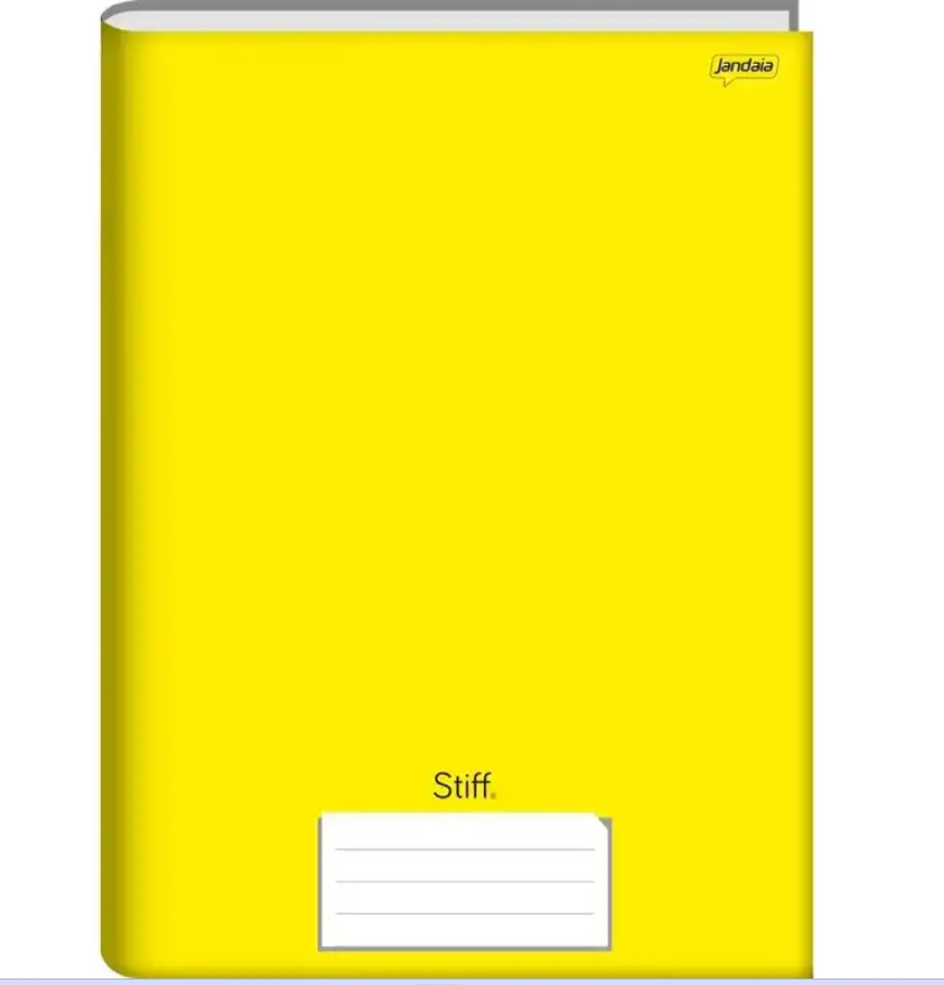 CADERNO BROCHURA GRANDE STIFF CORES 96 FLS JANDAIA