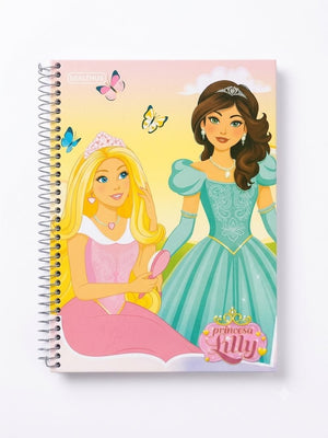 CADERNO 12M PRINCESA LILLY 192FLS MALTHUS
