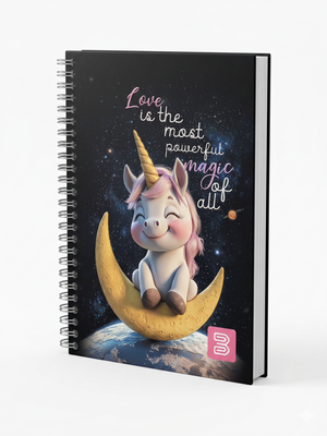 CADERNO ESPIRAL PEQUENO 2418 ENCANTO UNÍCORNIOS 96 FLS BETINHO