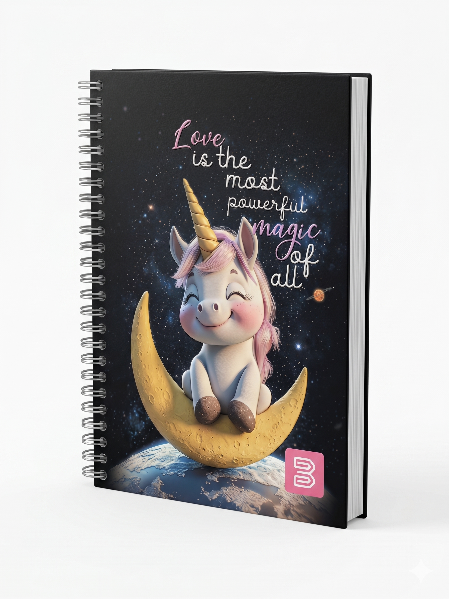 CADERNO ESPIRAL PEQUENO 2418 ENCANTO UNÍCORNIOS 96 FLS BETINHO