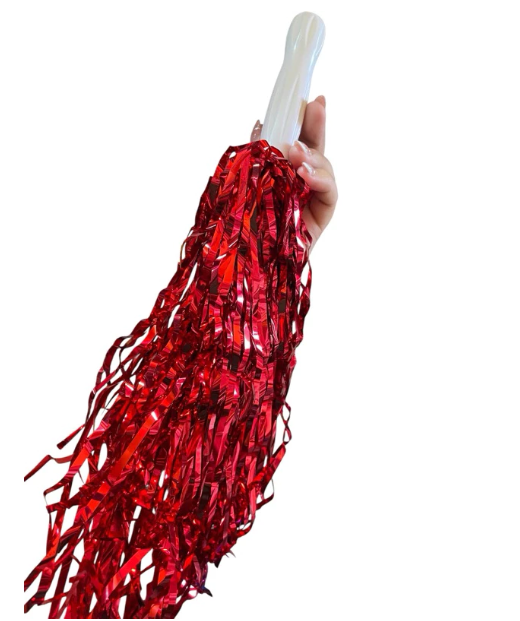 POM POM METALIZADO 30CM CORES 
