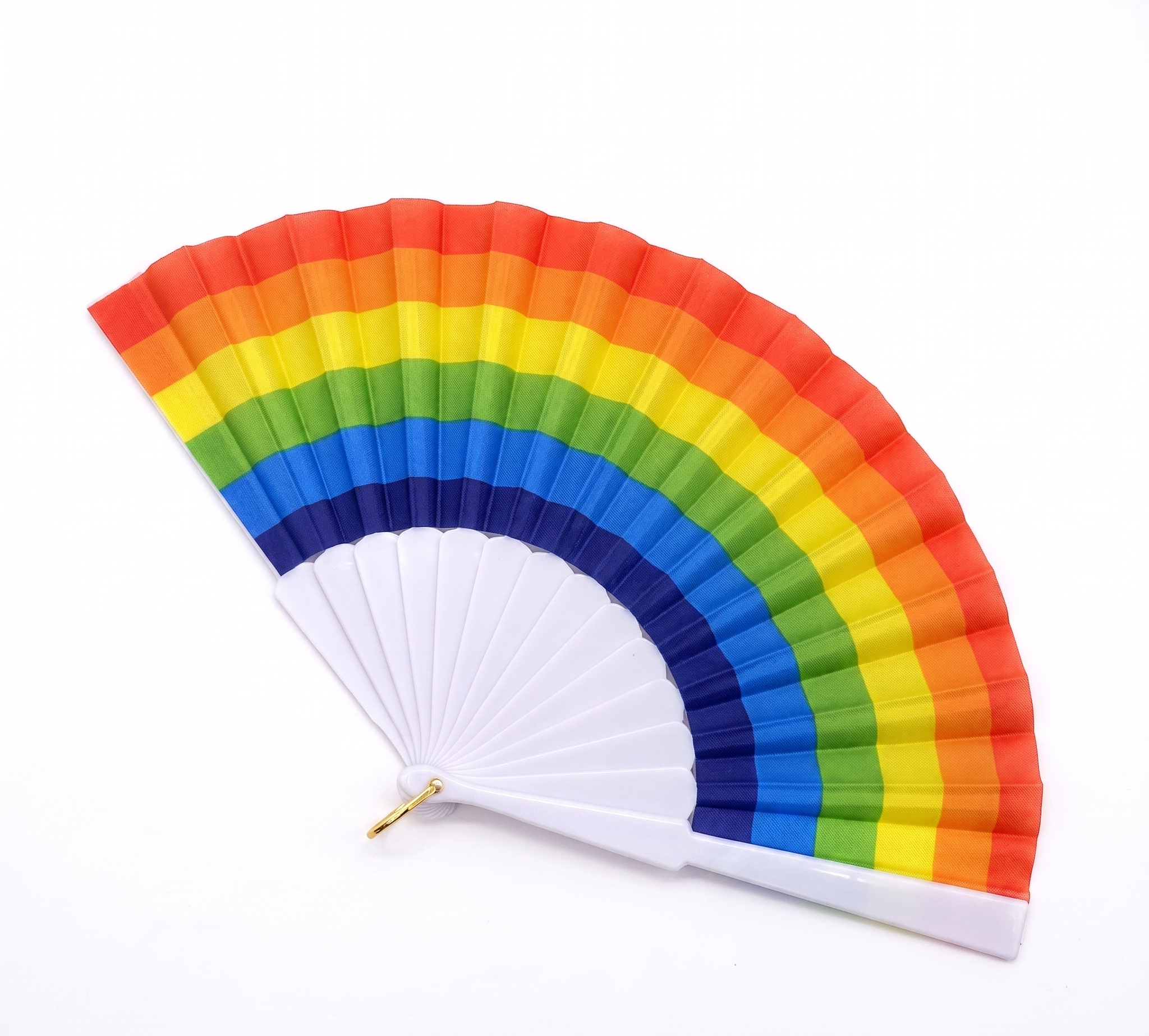 LEQUE ARCO IRIS 23CM FESTA Q23333