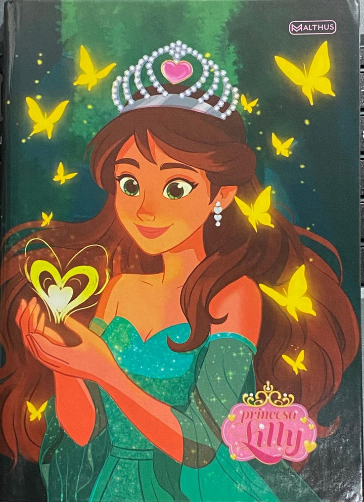 CADERNO BROCHURA CD PEQUENO PRINCESA LILLY  96 FLS