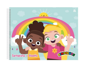 CADERNO DESENHO ESPIRAL PIMPOLHO 60 FLS 