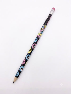 LAPIS GRAFITE REDONDO MADEIRA COM BORRACHA REBECA BONBON RB1201 SKYPAPER