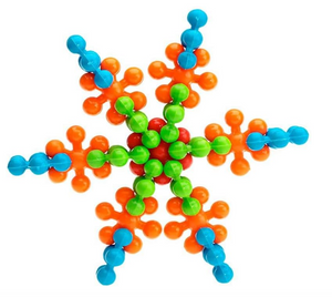 BRINQUEDO MONTAR PLUKT ESTRELAS 100 PÇS PAKI TOYS 1244
