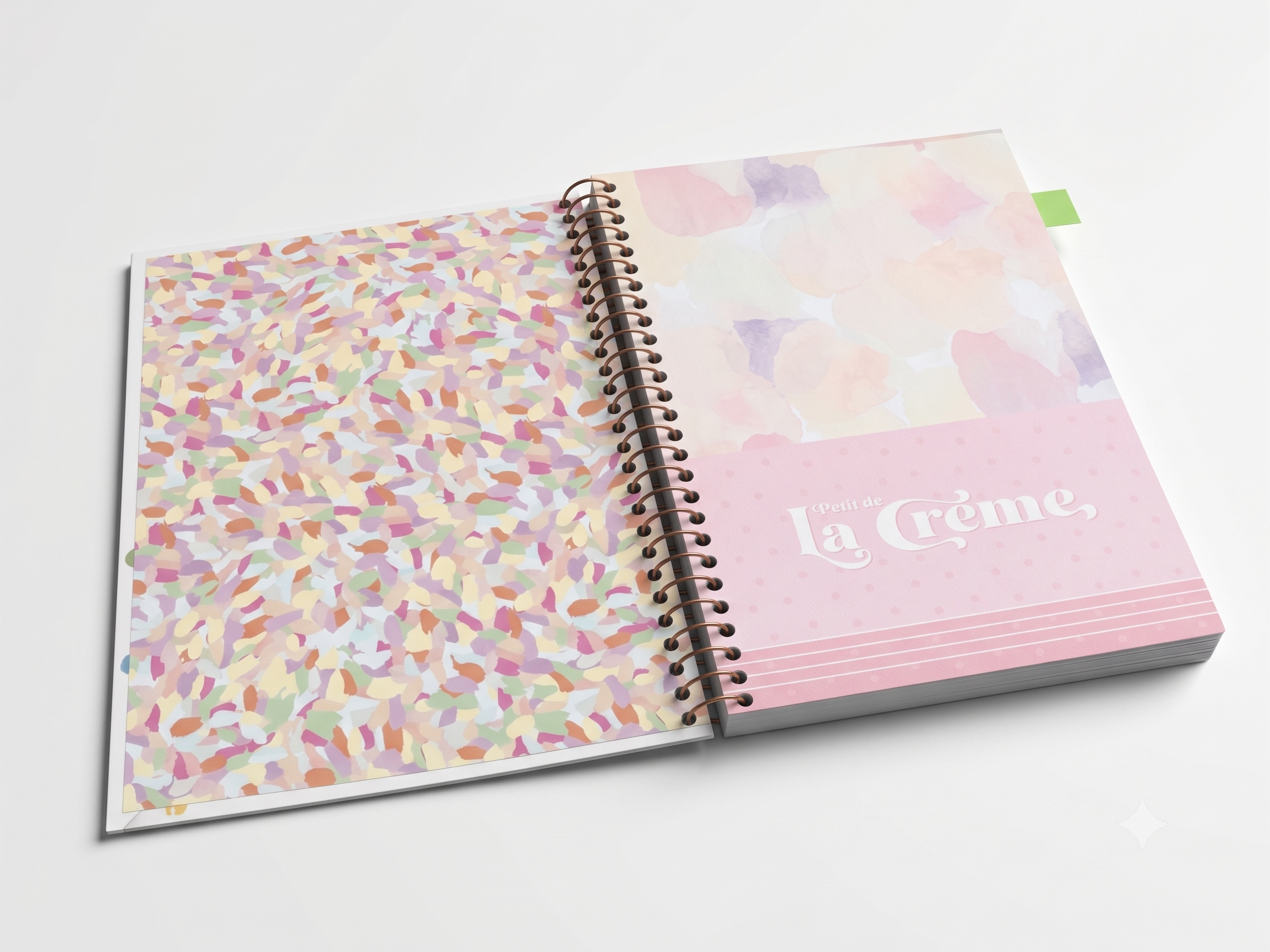 CADERNO 1M ESPIRAL LA CREME 80 FLS JANDAIA