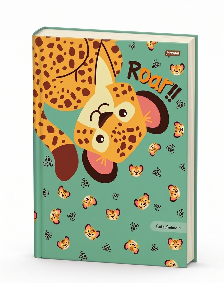 CADERNO BROCHURA 7658 CUTE ANIMALS 80 FLS JANDAIA