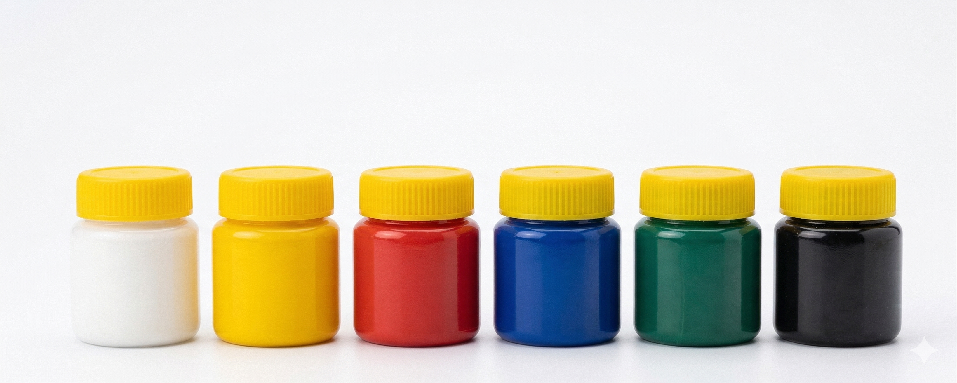 TINTA GUACHE 06 POTES 15ML CADA ACRILEX 0310