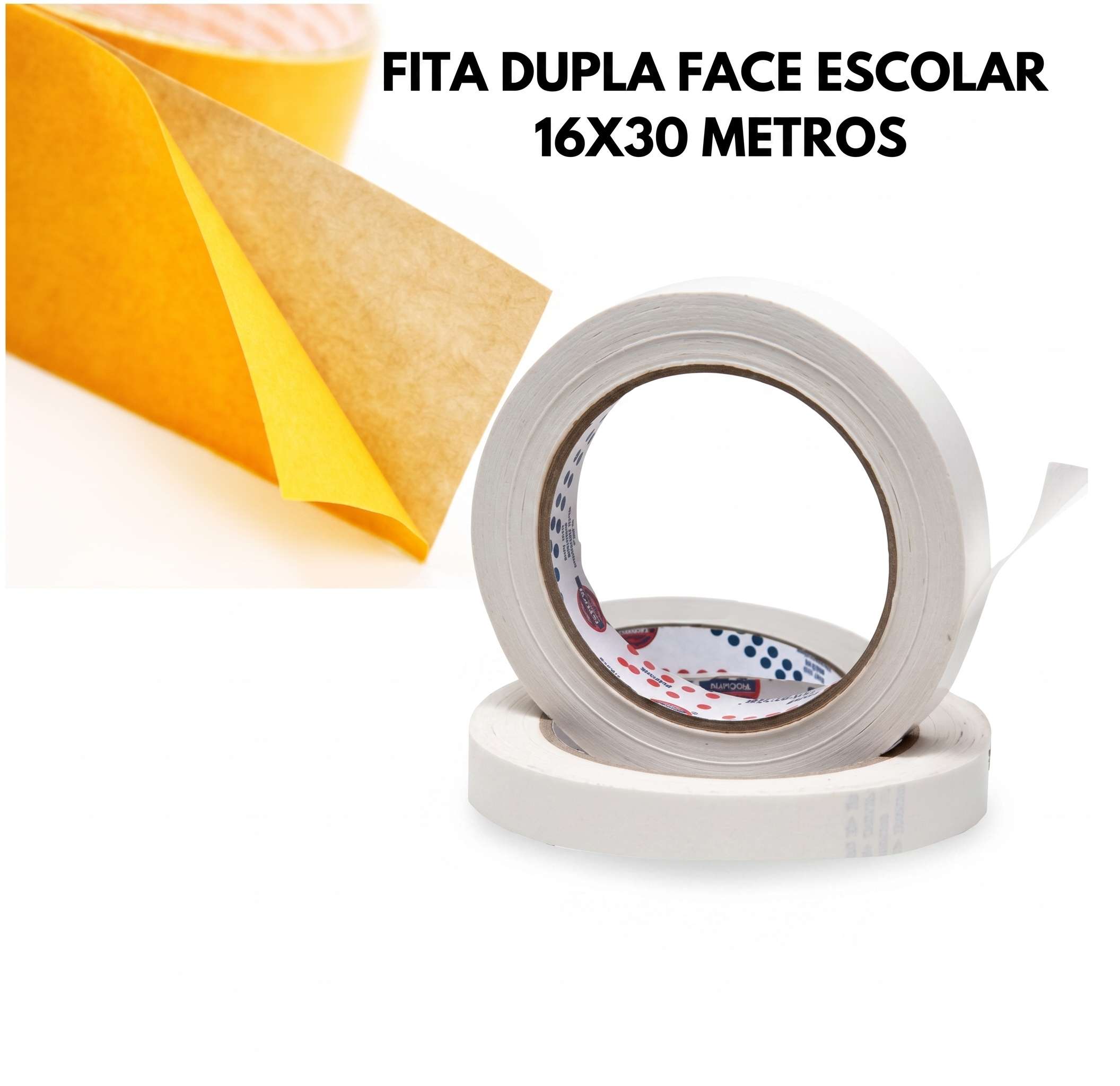 FITA DUPLA FACE EURO 16X30