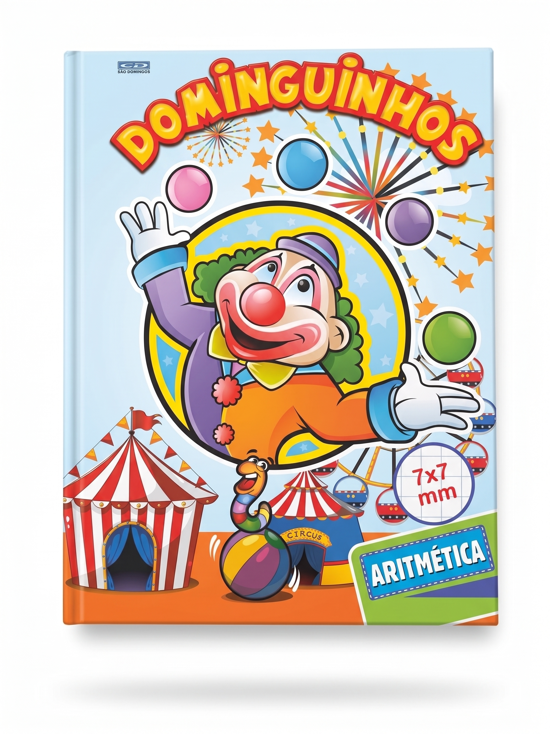 CADERNO QUADRICULADO ARITMETICA 7MM SÃO DOMINGOS 40 FLS