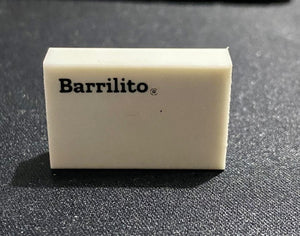 BORRACHA BRANCA RETANGULAR PEQUENA ESCOLAR BARRILITO BWS60 