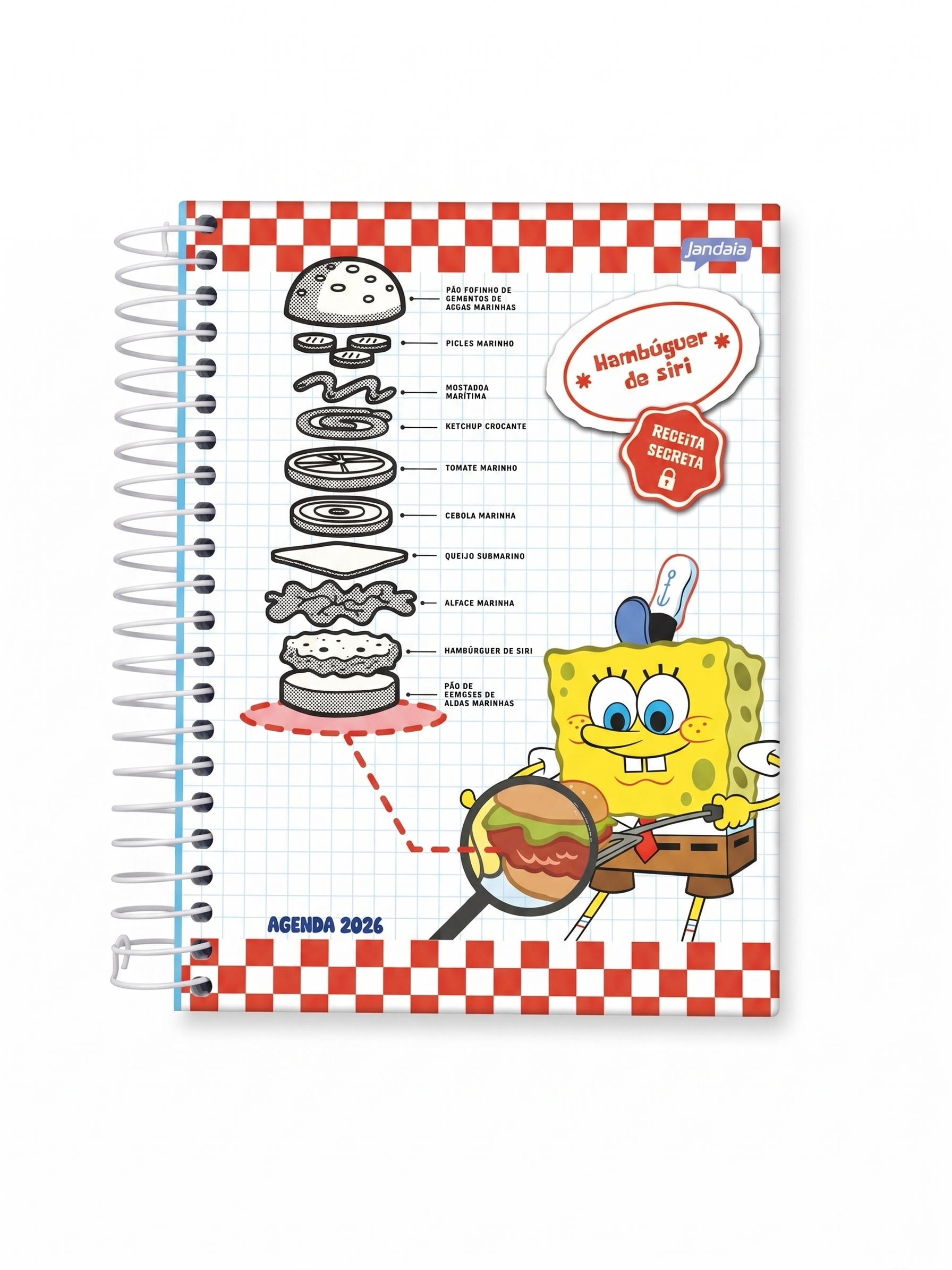 AGENDA DIARIA BOB ESPONJA 352 FLS JANDAIA