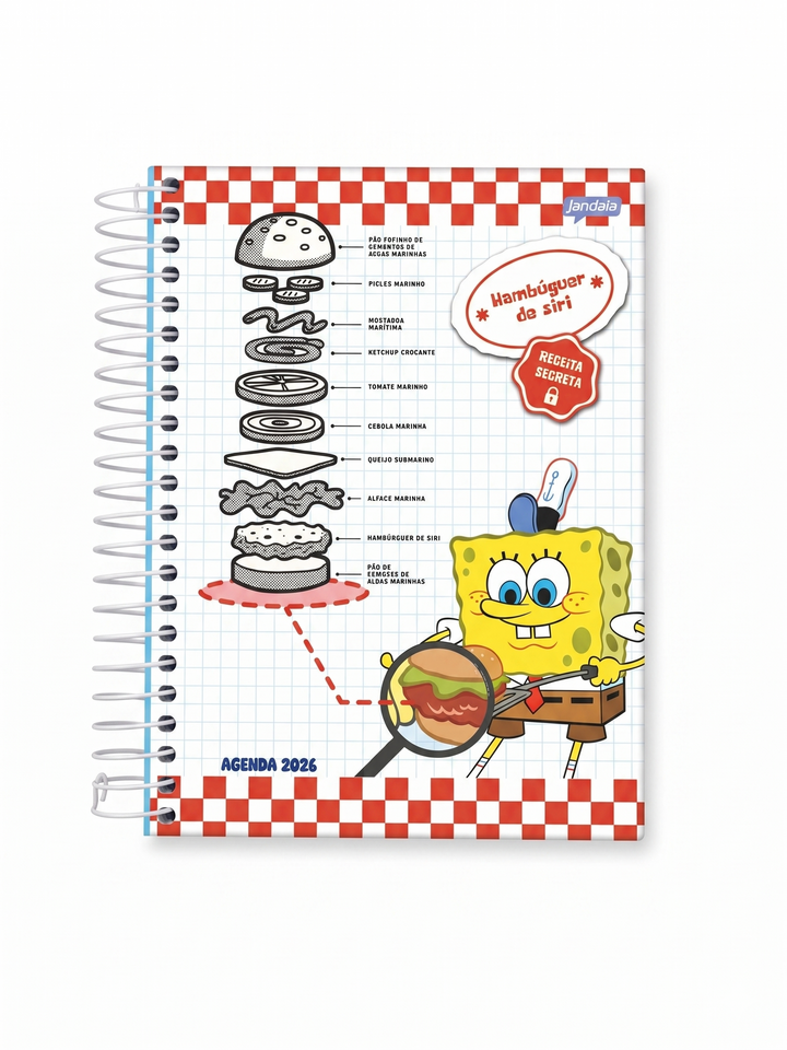 AGENDA DIARIA BOB ESPONJA 352 FLS JANDAIA
